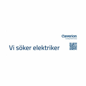 Magnetskylt - Vi söker elektriker