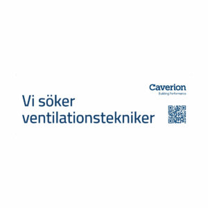 Magnetskylt - Vi söker ventilationstekniker